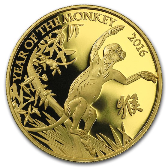 2016 GB 1 oz Gold Year of the Monkey Proof (First Release) 2016 GB 1 oz Gold Year of the Monkey Proof (First Release)